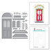 Spellbinders - Open House Collection - Etched Dies - Open House Door Base and Sentiment Steps Bundle