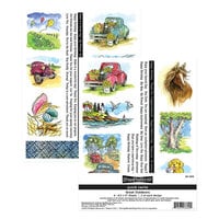 Stampendous - Hugs Collection - Quick Card Backgrounds - Great Outdoors