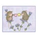 Spellbinders - House-Mouse Designs - Spring Collection - Cling Mounted Rubber Stamp - Tea for Two