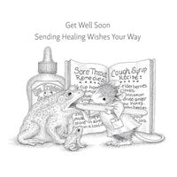 Stampendous - House Mouse Designs - Everyday Collection - Cling Mounted Rubber Stamps - Froggy Throat
