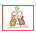 Spellbinders - House-Mouse Designs - Holiday Collection - Christmas - Cling Mounted Rubber Stamp - Mistletoe Kiss