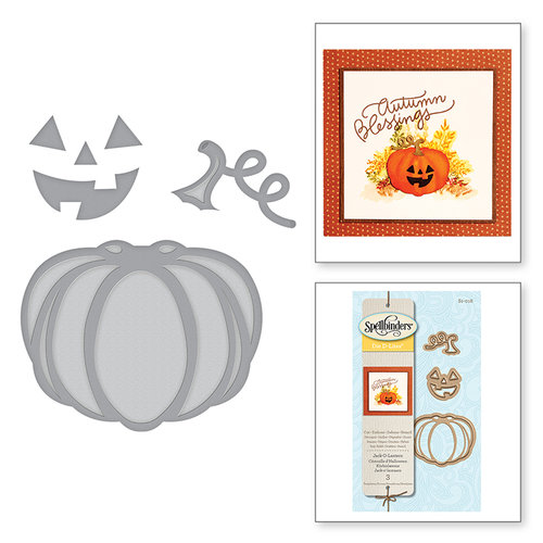 Spellbinders - Holiday Collection - Halloween - D-Lites Die - Jack-O-Lantern