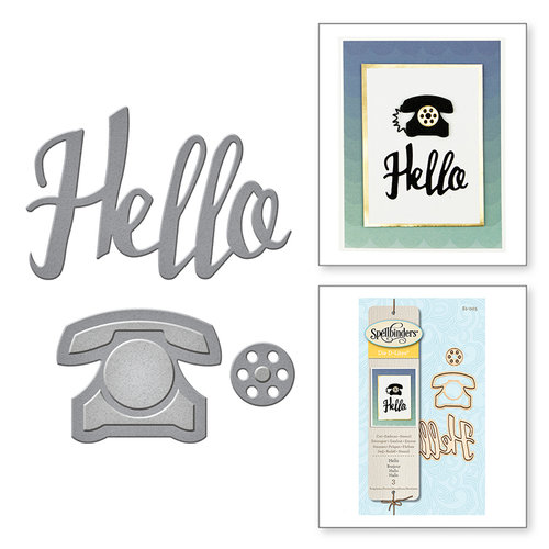 Spellbinders - D-Lites Die - Hello