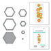 Spellbinders - Color Block Mini Shapes Collection - Etched Dies - Hexagons