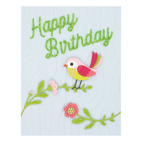 Spellbinders - Just Wanted To Say Collection - Etched Dies - Sweet Birdie