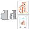 Spellbinders - Stitched Alphabet Collection - Etched Dies - Stitched D