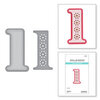 Spellbinders - Stitched Alphabet Collection - Etched Dies - Stitched L