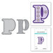 Spellbinders - Stitched Alphabet Collection - Etched Dies - Stitched P
