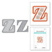 Spellbinders - Stitched Alphabet Collection - Etched Dies - Stitched Z