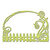Spellbinders - Shapeabilities Collection - D-Lites Die - Floral Fence