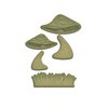 Spellbinders - Shapeabilities Collection - D-Lites Die - Mushrooms