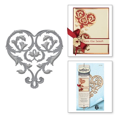 Spellbinders - Rebel Rose Collection - Dies - Untamed Heart