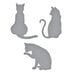 Spellbinders - D-Lites Die - Etched Dies - Kitty Cats