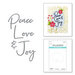 Spellbinders - Etched Dies - Peace, Love & Joy