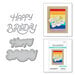 Spellbinders - The Birthday Celebrations Collection - Etched Dies - Stylized Happy Birthday