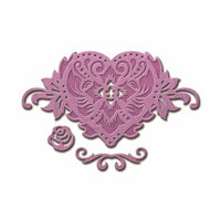 Spellbinders - Shapeabilities Collection - Die - Floral Heart Accent
