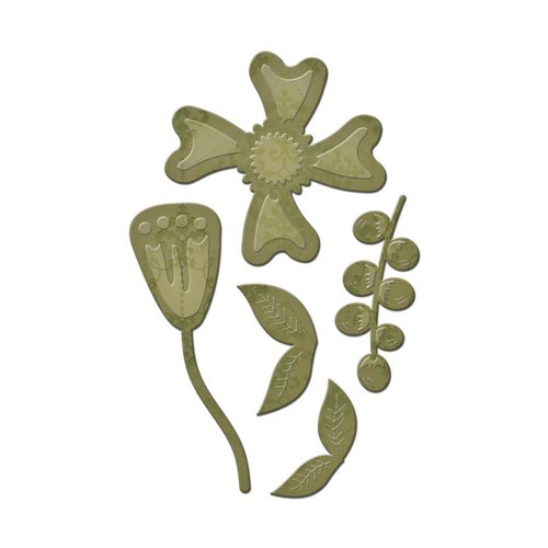 Spellbinders - Shapeabilities Collection - D-Lites Die - Stylized Flower