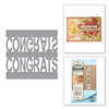 Spellbinders - Celebrate the Day Collection - Shapeabilities Dies - Congrats Pop-Up