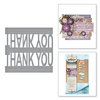 Spellbinders - Celebrate the Day Collection - Shapeabilities Dies - Thank You Pop-Up