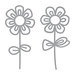 Spellbinders - D-Lites Die - Sketched Blooms 2