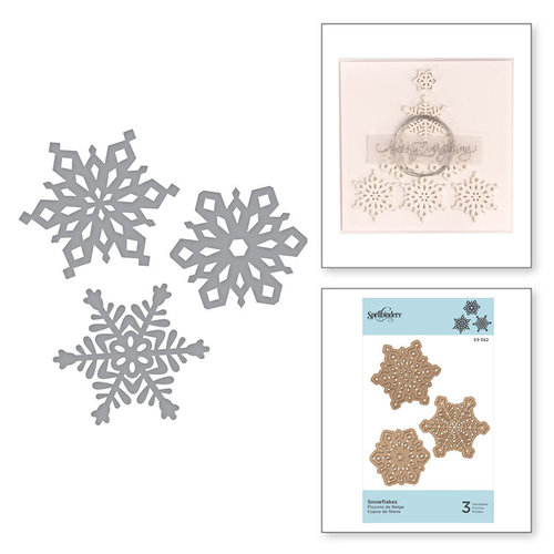 Spellbinders - Christmas - D-Lites Die - Snowflakes