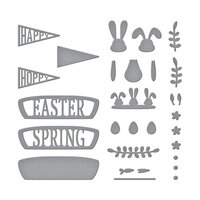 Spellbinders - Expressions of Spring Collection - Etched Dies - Hoppy Sunday Drive