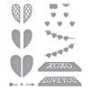 Spellbinders - Love You More Collection - Etched Dies - Open House Valentines