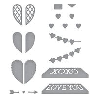 Spellbinders - Etched Dies - Open House Valentines