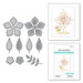 Spellbinders - Spring Into Stitching Collection - Etched Dies - Stitched Flower