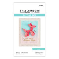 Spellbinders - The Birthday Celebrations Collection - Etched Dies - Balloon Party Animal