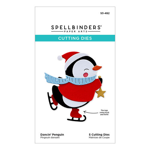 Spellbinders - Dancin' Collection - Etched Dies - Dancin' Penguin