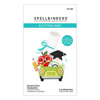Spellbinders - Gnome Drive Collection - Etched Dies - Graduation