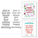 Spellbinders - Sealed For Christmas Collection - Etched Dies - Popular Sentiments