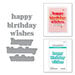 Spellbinders - Out and About Collection - Etched Dies - Happy Birthday Wishes