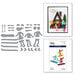 Spellbinders - Simon Hurley - Ski-son's Greetings Collection - Etched Dies - Hit the Slopes