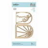 Spellbinders - 3D Holiday Vignettes Collection - Christmas - Etched Dies - Nativity Layering Set