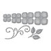 Spellbinders - Candlewick Sampler Collection - Etched Dies - Rosebud