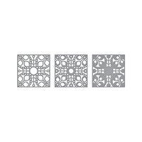 Spellbinders - Flourished Fretwork Collection - Etched Dies - Kaleidoscope Tile