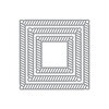 Spellbinders - Elegant Twist Collection - Etched Dies - Squares