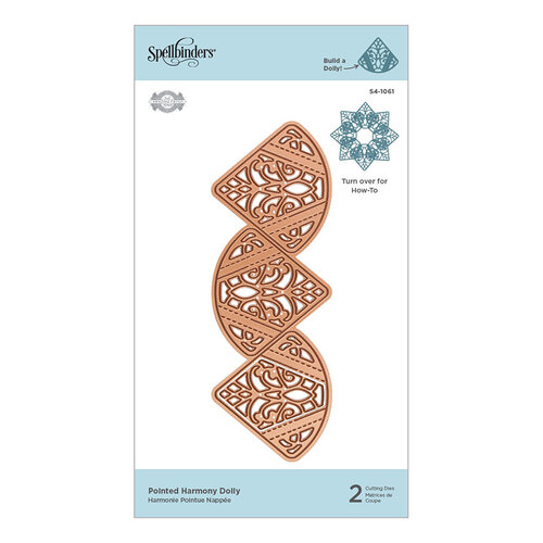 Spellbinders - Dimensional Doily Collection - Etched Dies - Pointed Harmony Doily