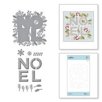 Spellbinders - Sparkling Christmas Collection - Etched Dies - Festive Noel