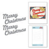 Spellbinders - Sparkling Christmas Collection - Etched Dies - Bold Type Merry Christmas