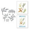 Spellbinders - Susan's Autumn Flora Collection - Etched Dies - Foliage and Ladybugs