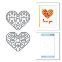 Spellbinders - Expressions of Love Collection - Etched Dies - Forever Love Hearts