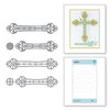 Spellbinders - Expressions of Love Collection - Etched Dies - Kaleidoscope Cross