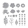 Spellbinders - Simply Perfect Collection - Etched Dies - Layered Blooms