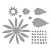 Spellbinders - Garden Favorites Collection - Etched Dies - Sunflower and Ladybugs