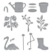 Spellbinders - Add To Cart Too Collection - Etched Dies - Plant It Here
