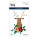 Spellbinders - Simon Hurley - Joyful Christmas Collection - Etched Dies - Floral Stag