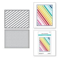 Spellbinders - Etched Dies - Super Stripes Background